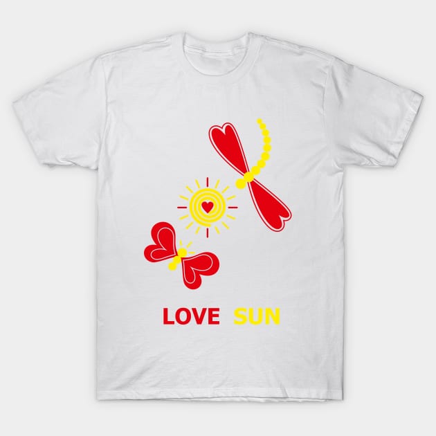 Love Sun T-Shirt by Heart-Sun